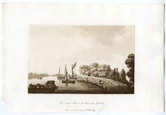 Antique Print-GORINCHEM-MAAS-SHIPS-DE ZWAAN-FERRY-NETHERLANDS-Ireland-1792