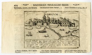 Antique Print-GORINCHEM-VIEW-GORICUM-NETHERLANDS-Savonarola-1713