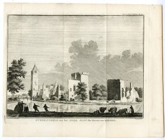 Antique Print-GORINCHEM-MAAS-SHIPS-DE ZWAAN-FERRY-NETHERLANDS-Ireland-1792