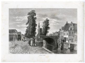 Antique Print-EDAM-VIEW-NOORD HOLLAND-NETHERLANDS-Schipperus-c. 1870