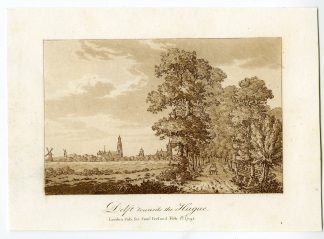 Antique Print-DELFT-ZUID HOLLAND-VIEW-NETHERLANDS-Ireland-1795
