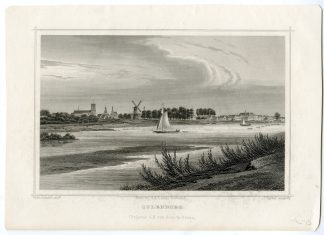 Antique Print-CULEMBORG-GELDERLAND-VIEW-NETHERLANDS-Poppel-Terwen-c. 1858