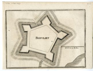 Antique Print-BREEVOORT-BREDEVOORT-FORTIFICATION-NETHERLANDS-Merian-1660