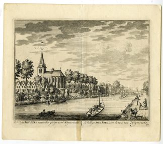 Antique Print-NEDERHORST DEN BERG-NIGTEVECHT-NETHERLANDS-Stoopendaal-1719