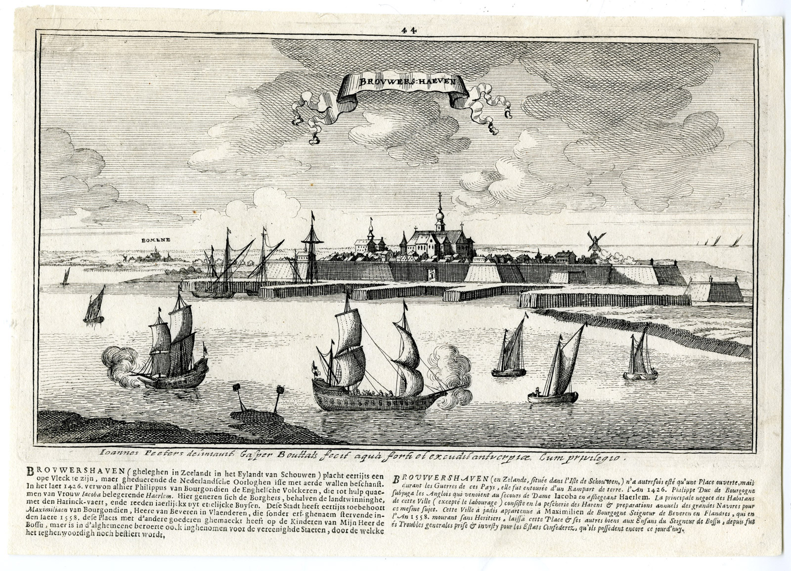 Pco 27389 416x300 Antique Print-BROUWERSHAVEN-ZEELAND-NETHERLANDS-Tirion-1680