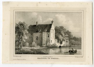 Antique Print-CASTLE-BOXTEL-BRABANT-NETHERLANDS-Lauters-Christ-c. 1840