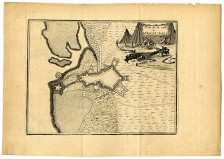 Antique Print-BERGEN OP ZOOM-FORTIFICATION-NETHERLANDS-Harrewijn-1720