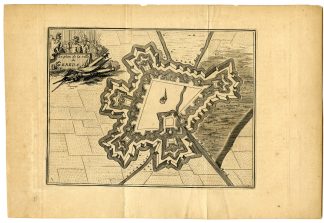 Antique Print-BREDA-ONZE LIEVE VROUWEKERK-PLAN-NETHERLANDS-Harrewijn-1720