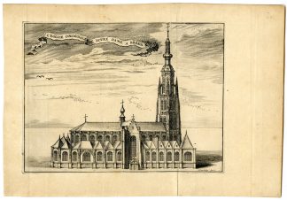 Antique Print-BREDA-ONZE LIEVE VROUWEKERK-CHURCH-NETHERLANDS-Harrewijn-1720