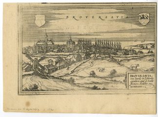Antique Print-BROUWERSHAVEN-VIEW-ZEELAND-NETHERLANDS-Hogenberg-Braun-1572