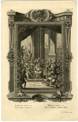 Antique Print-NEW TESTAMENT-JESUS-CROWN OF THORNS-Harder-Scheuchzer-1731
