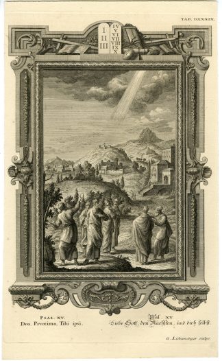 Antique Print-OLD TESTAMENT-TABERNACLE-HOLY HILL-Lichtensteger-Scheuchzer-1731