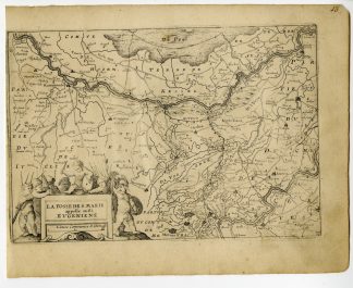 Rare-Antique Map-EUGENIENE-NETHERLANDS-GELDERLAND-LIMBURG-RHINE-Colom-c. 1635