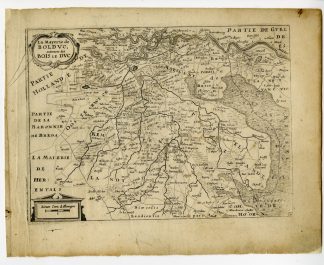 Rare-Antique Map-BRABANT-'S HERTOGENBOSCH-BOIS LE DUC-BOLDUC-Colom-c. 1635