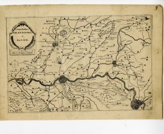 Rare-Antique Map-LIMBURG-BELGIUM-MAASTRCIHT-VALKENBURG-NETHERLANDS-Colom-c. 1635