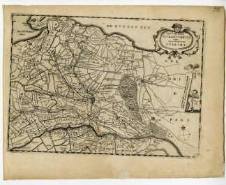 Rare-Antique Map-BISHOPRIC-STICHT-UTRECHT-NETHERLANDS-Colom-c. 1635