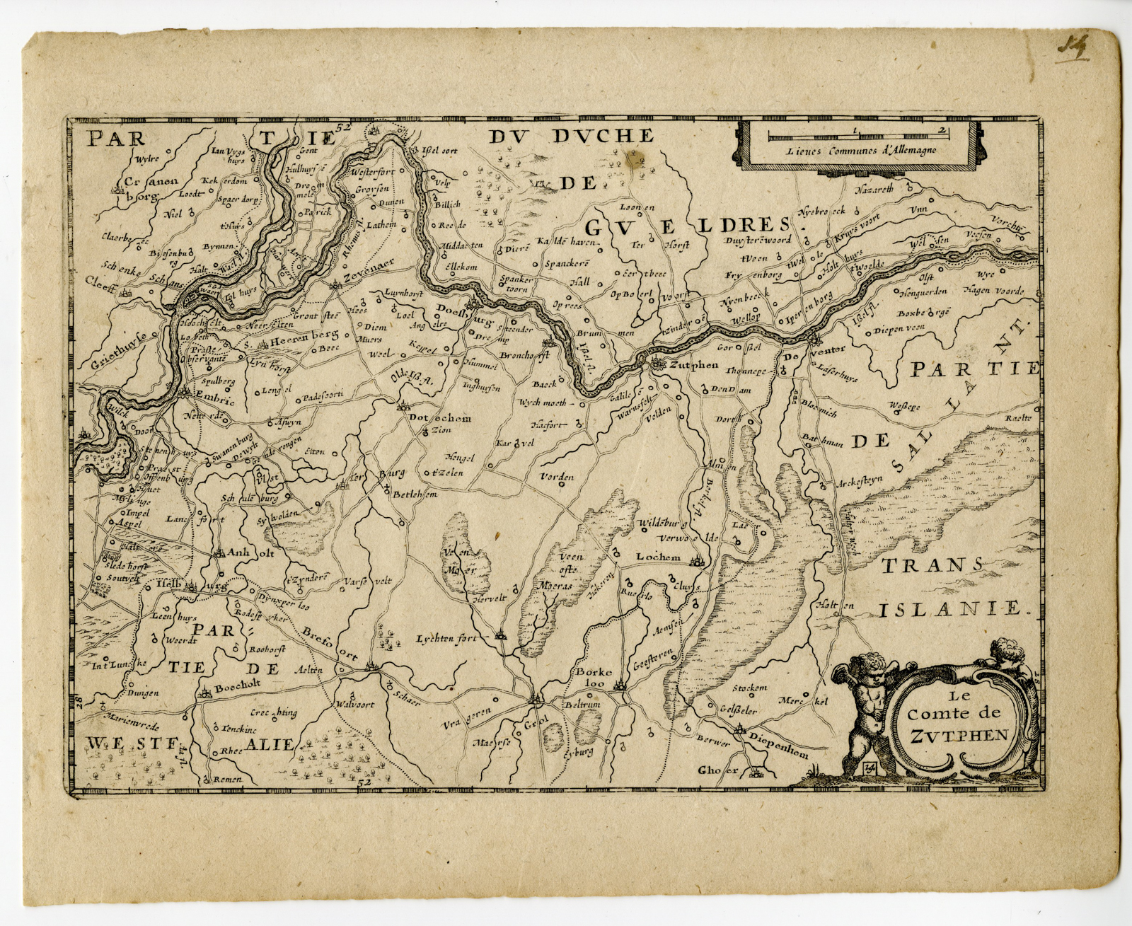 Pictura 06301 416x340 Rare-Antique Map-COUNTY OF ZUTPHEN-GELDERLAND-NETHERLANDS-Colom-c. 1635