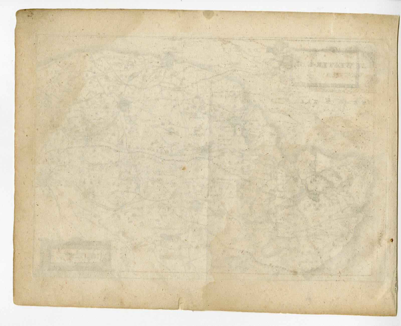 , Rare-Antique Map-WESTERGO-FRIESLAND-NETHERLANDS-Colom-c. 1635, Pictura Antique Prints
