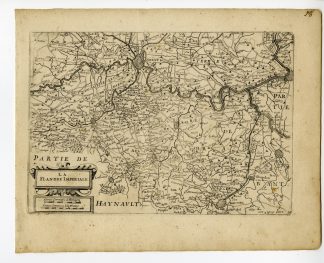 Rare-Antique Map-FLANDERS-VLAANDEREN-BELGIUM-GENT-BRUSSELS-ANTWERP-Colom-c. 1635