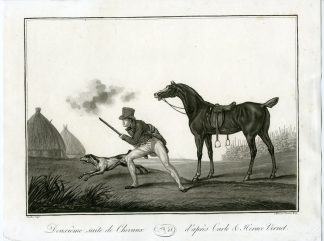 Antique Master Print-DEUXIEME-SUITE-DE-CHEVAUX-N18-Levachez-Vernet-c.1800