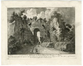 Antique Master Print-CUMAE-ARCO-FELICE-Morghen-1769