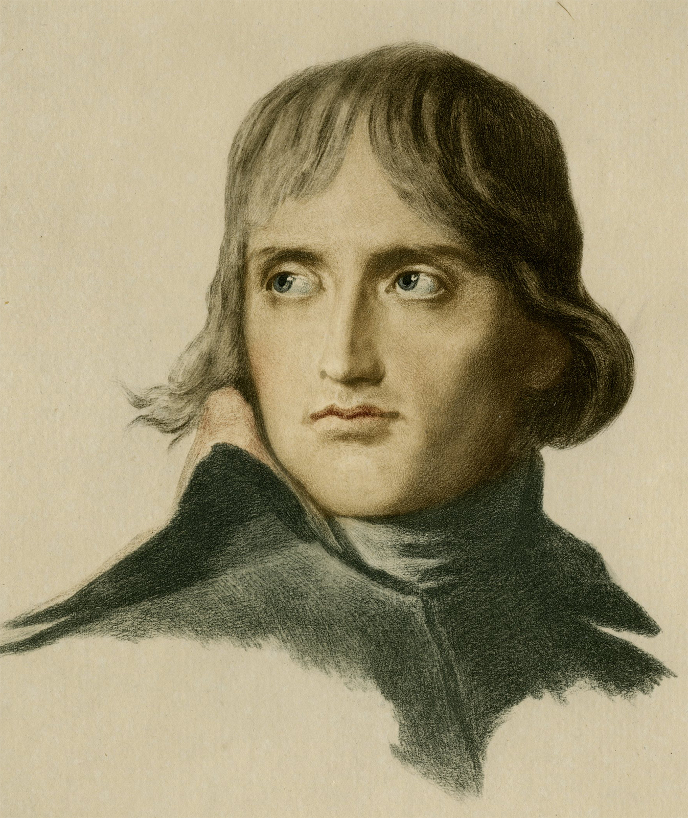 , Antique Master Print-NAPOLEON-BONAPARTE-Varges-David-19th c., Pictura Antique Prints