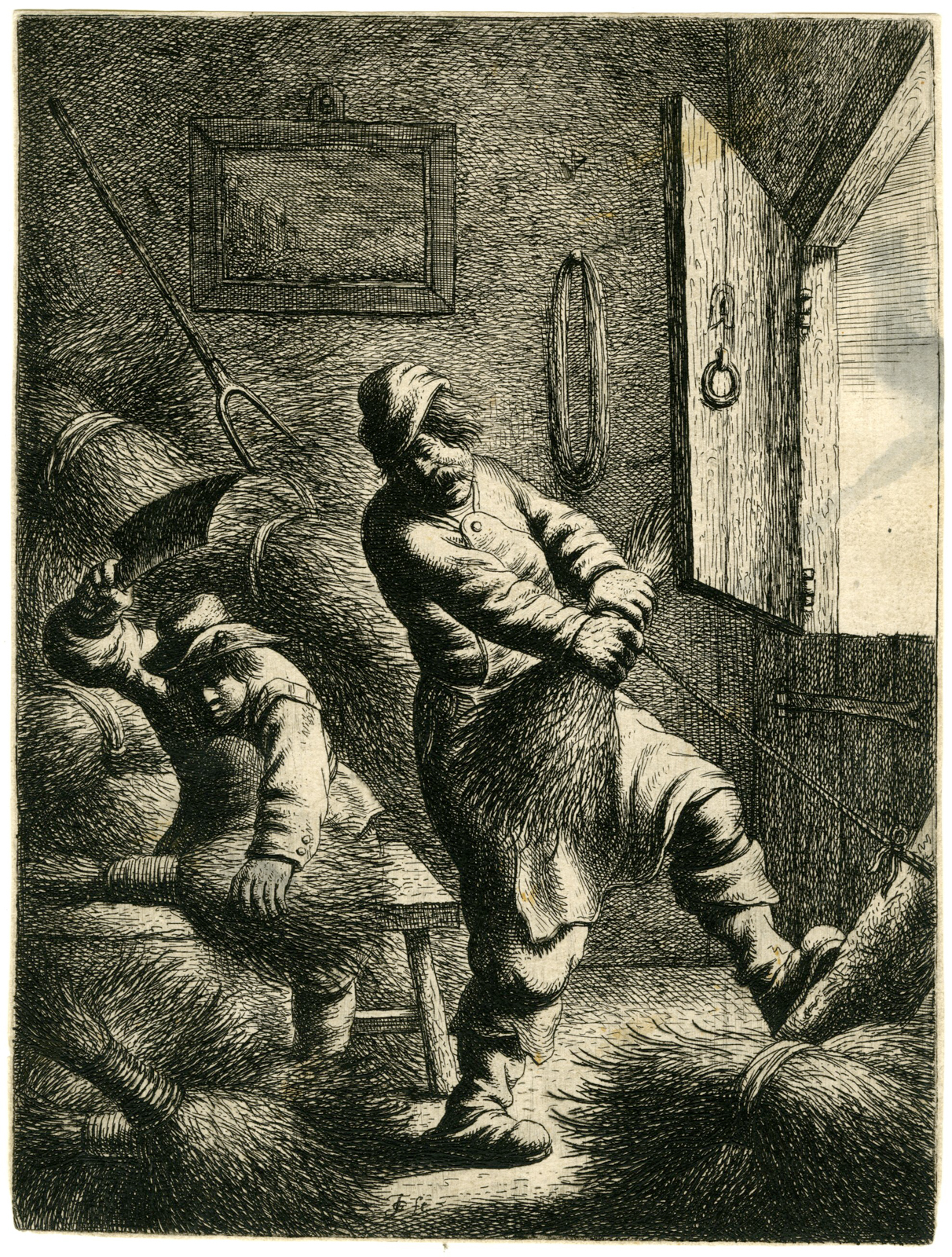 , 18-Rare-Antique Master Prints-CRAFTSMEN-SERIES-van Vliet-1635, Pictura Antique Prints