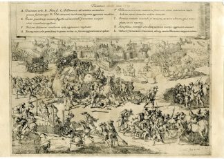 Antique Print-MAASTRICHT-SIEGE-NETHERLANDS-EIGHTY YEARS? WAR-Miele-Strada-1640