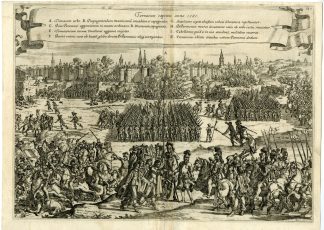 Antique Print-DOORNIK-TOURNAI-SIEGE-BELGIUM-80 YEARS WAR-Gimignani-Strada-1640