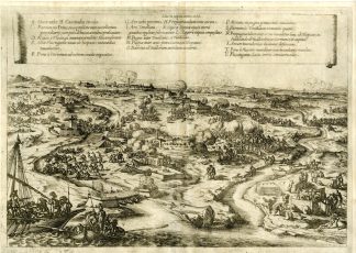 Antique Print-SIEGE-SLUIS-ZEELAND-NETHERLANDS-80 YEARS? WAR-Cortese-Strada-1640