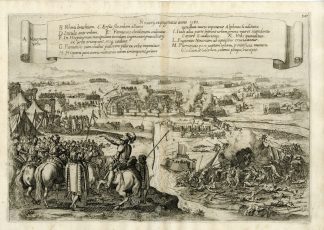 Antique Print-NEUSS-SIEGE-GERMANY-EIGHTY YEARS? WAR-Strada-1640