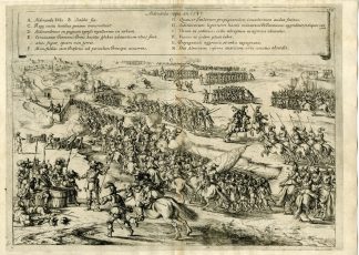 Antique Print-OUDENAARDE-SIEGE-BELGIUM-EIGHTY YEARS? WAR-Strada-1640