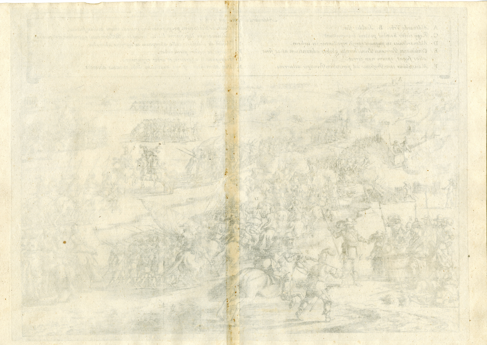 , Antique Print-OUDENAARDE-SIEGE-BELGIUM-EIGHTY YEARS? WAR-Strada-1640, Pictura Antique Prints