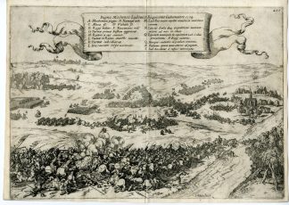 Antique Print-MOOKERHEIDE-BATTLE-NIJMEGEN-EIGHTY YEARS? WAR-Baur-Strada-1640
