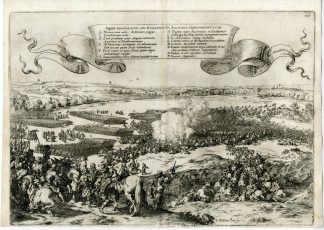 Antique Print-BATTLE-GEMBLOERS-GEMBLOUX-BELGIUM-80 YEARS? WAR-Baur-Strada-1640