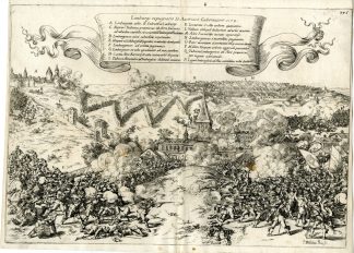 Antique Print-BATTLE-SIEGE-LIMBURG-GERMANY-EIGHTY YEARS? WAR-Baur-Strada-1640