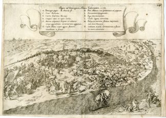 Antique Print-BATTLE-JEMMINGEN-JEMGUM-GERMANY-EIGHTY YEARS? WAR-Baur-Strada-1640