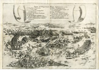 Antique Print-BATTLE-HEILIGERLEE-GRONINGEN-NETHERLANDS-Baur-Strada-1640