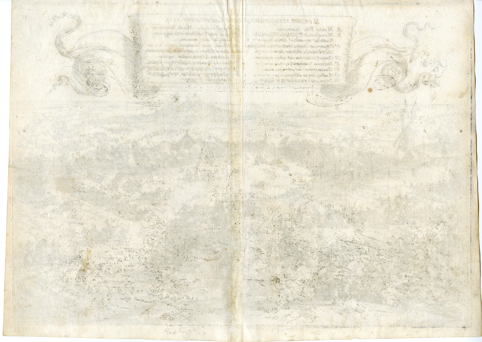 , Antique Print-BATTLE-MONS-BELGIUM-DUKE OF ALVA-NASSAU-Baur-Strada-1640, Pictura Antique Prints