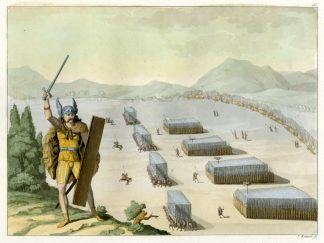 Antique Print-ANCIENT-GERMANS-ROMAN-LEGION-FORMATION-Raineri-Ferrario-1824