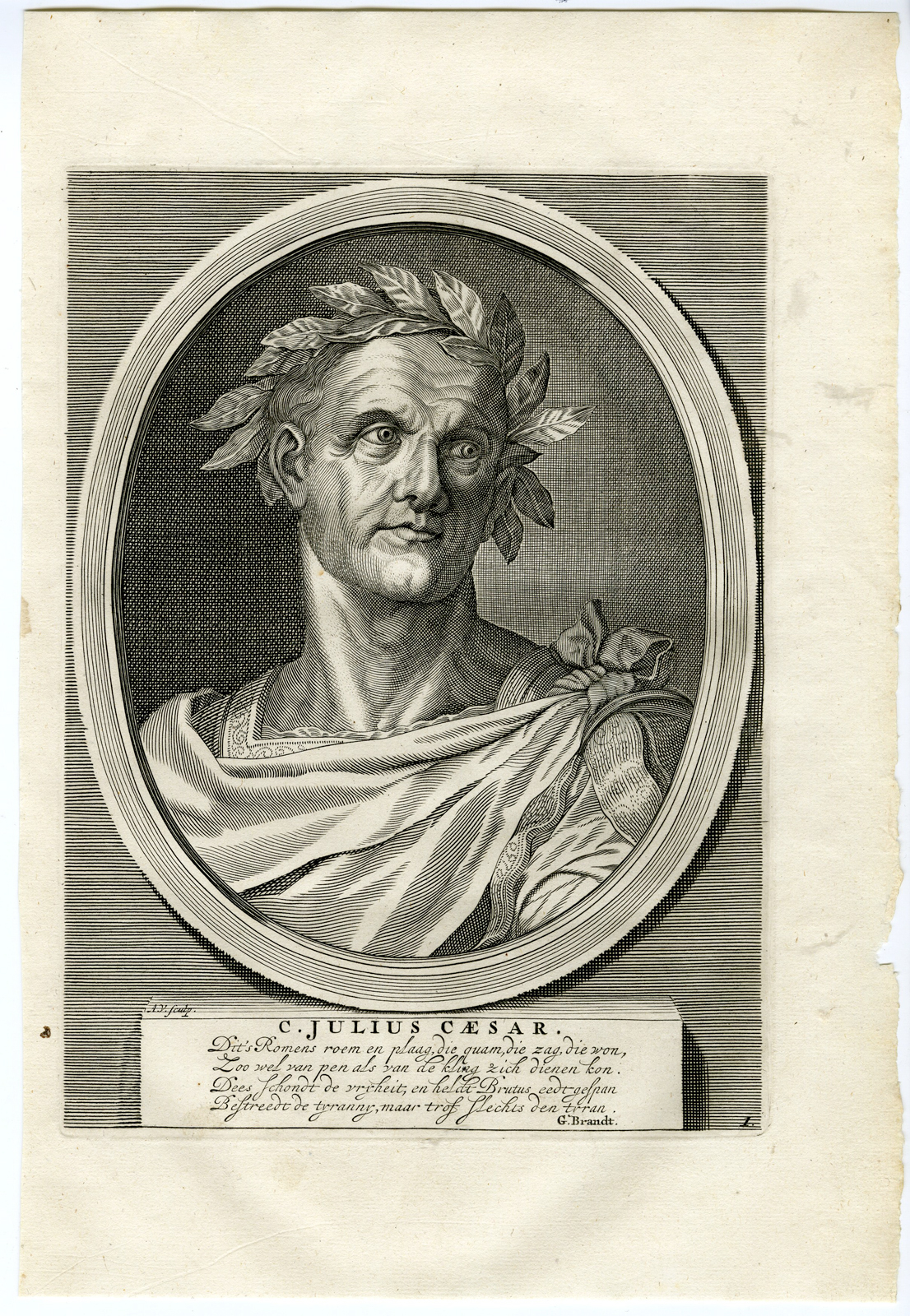 , Antique Prints-ROMAN EMPERORS-SENECA-Tacitus-Hooft-1704, Pictura Antique Prints