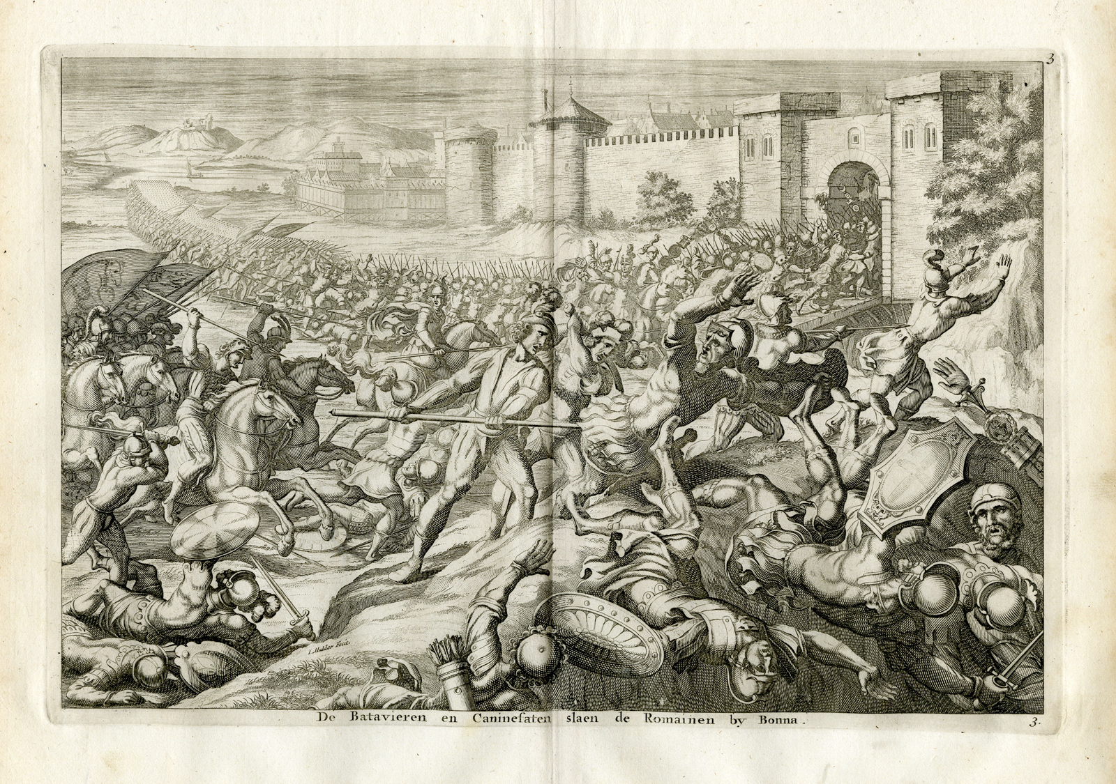 , Antique Prints-ROMAN EMPERORS-SENECA-Tacitus-Hooft-1704, Pictura Antique Prints