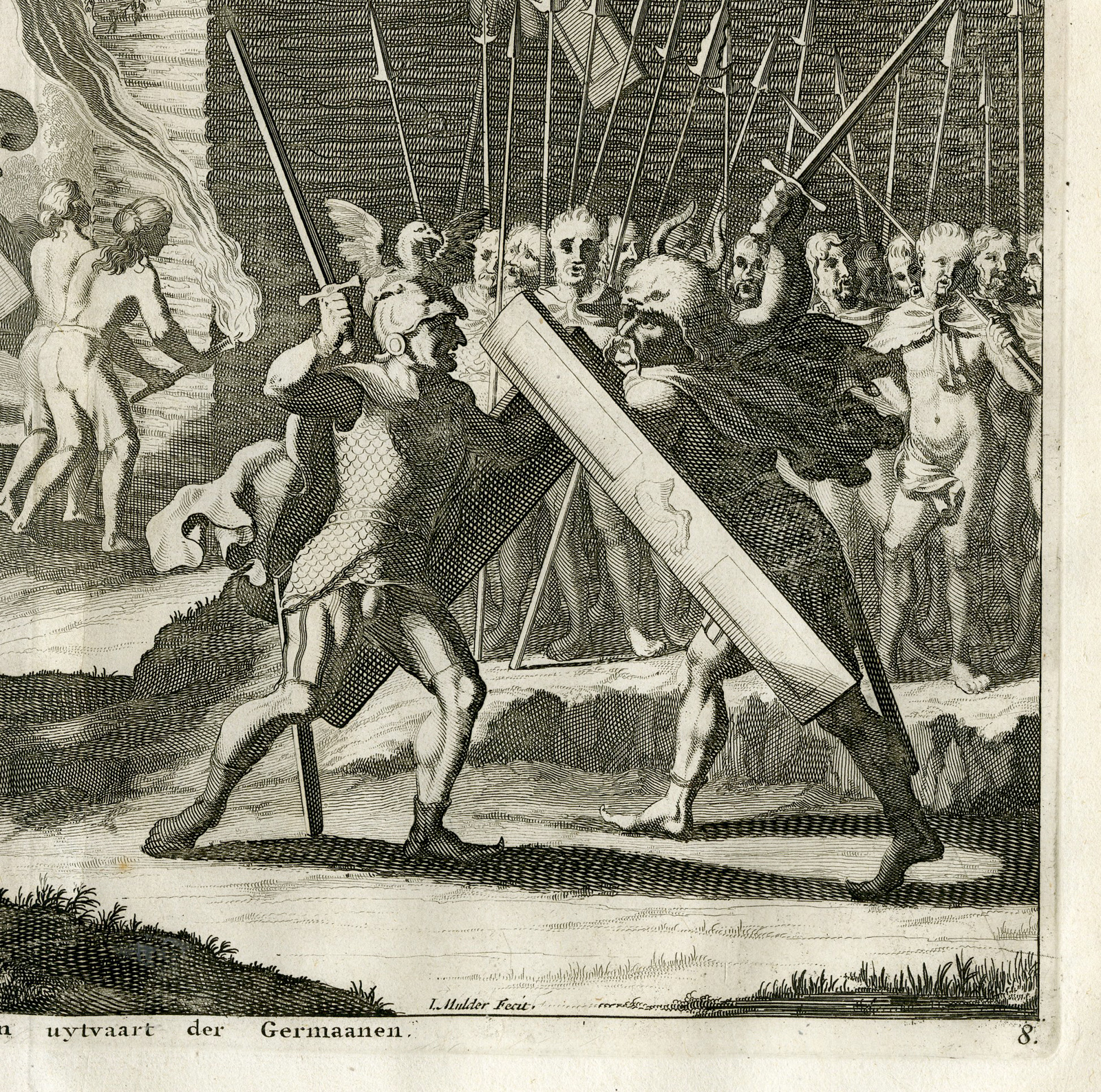 , Antique Prints-ROMAN EMPERORS-SENECA-Tacitus-Hooft-1704, Pictura Antique Prints