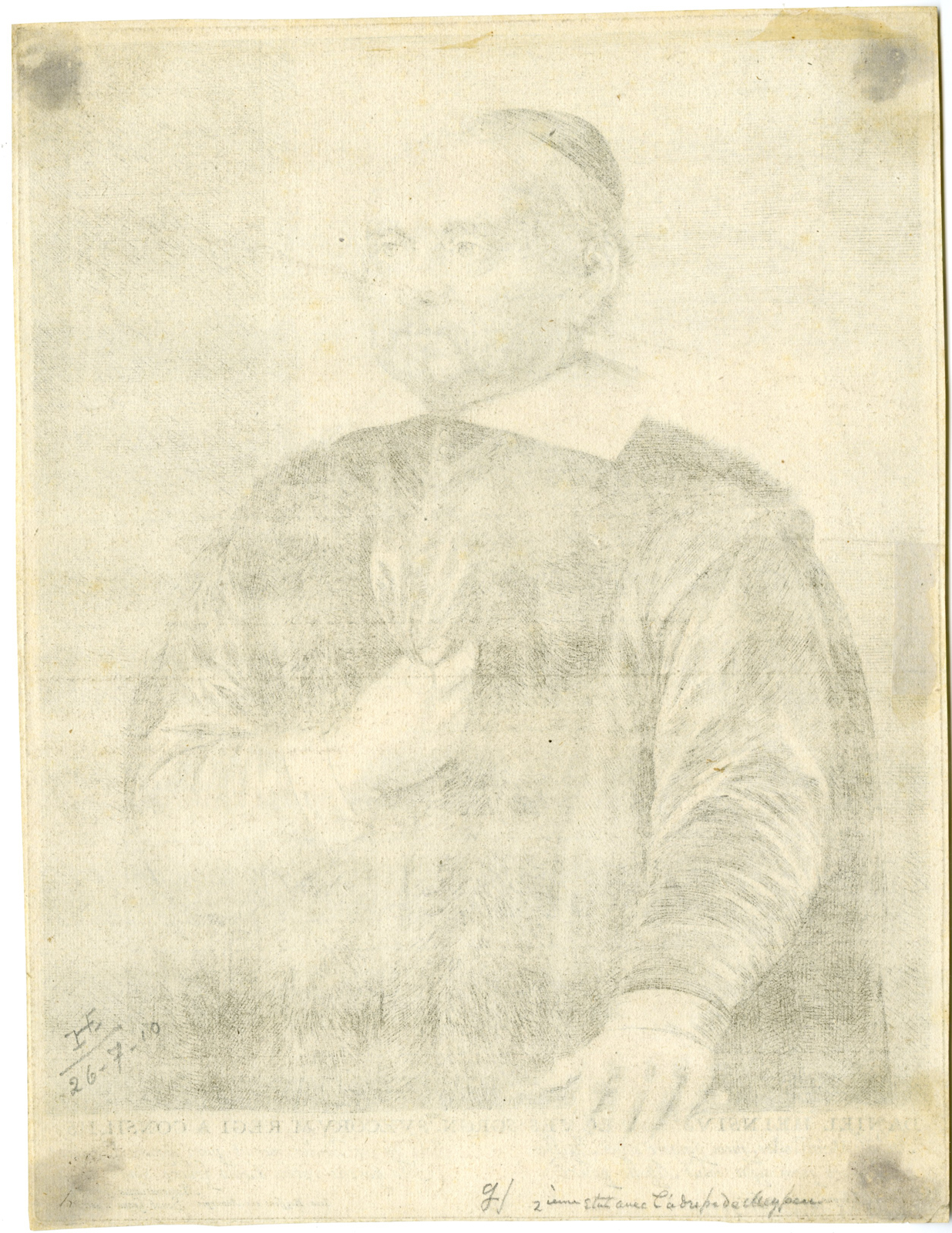 , Rare-Antique Print-DANIEL-HEINSIUS-PORTRAIT-Lievens-c.1640/60, Pictura Antique Prints