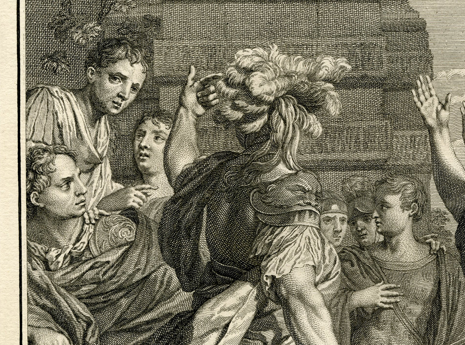 , Antique Master Print-SCIPIO-AFRICANUS-SCENE-Duflos-de Lairesse / Verkolje-1737, Pictura Antique Prints