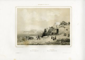 Antique Master Print-PROCIDA-VEDUTA-ISOLA-NAPLES-Benoist-1845-1852
