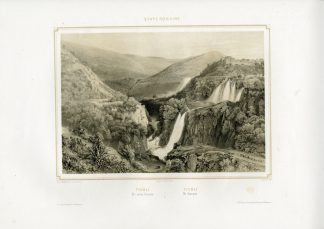Antique Master Print-TIVOLI-CASCATELLE-Benoist-1845-1852