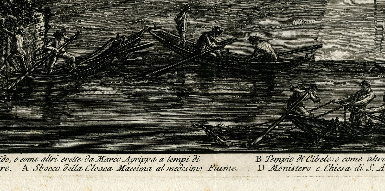 Pictura 07983 416x207 Antique Master Print-CLOACA-MAXIMA-ROMA-TIBER-Piranesi-1756-1770 - Image 2