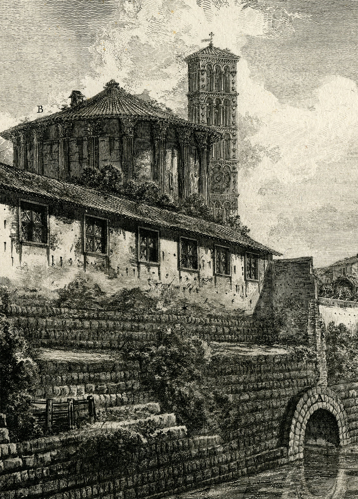 Pictura 07984 416x580 Antique Master Print-CLOACA-MAXIMA-ROMA-TIBER-Piranesi-1756-1770 - Image 3