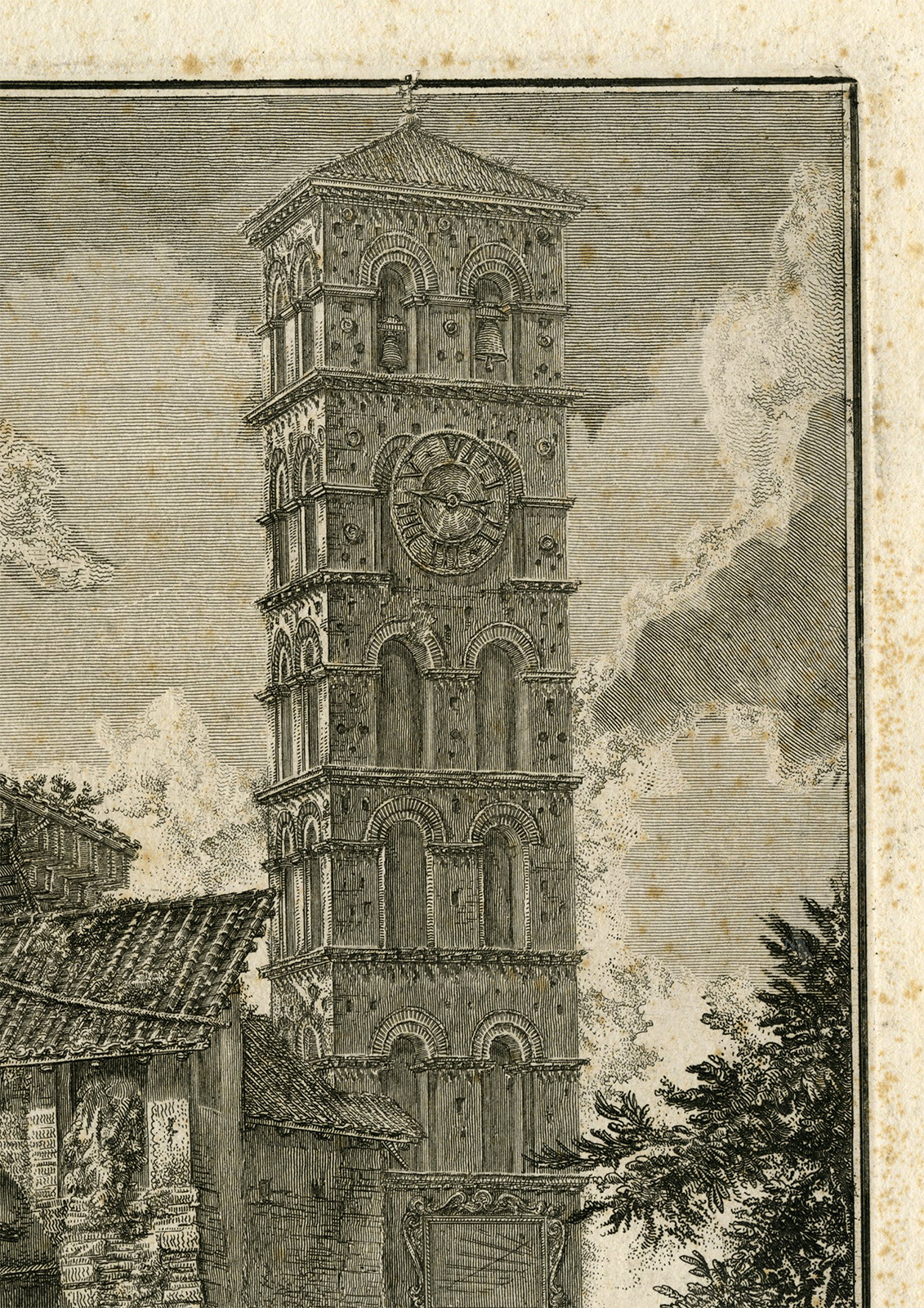 , Antique Master Print-SAN-LORENZO-FUORI-LE-MURA-ROMA-Piranesi-1756-1770, Pictura Antique Prints